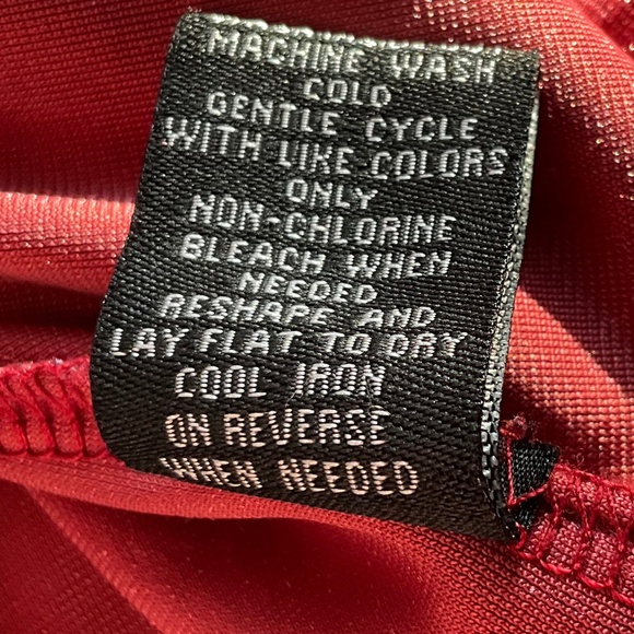 Intro Stretch Velvet Oversized Tartan Plaid Henley Top Holiday Comfy Red Black L - Picture 10 of 11